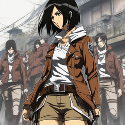 Mikasa_wears_a_black_tee_distressed_shorts_and_Vans_sneakers_with_a_red_windbreaker_2_small.png