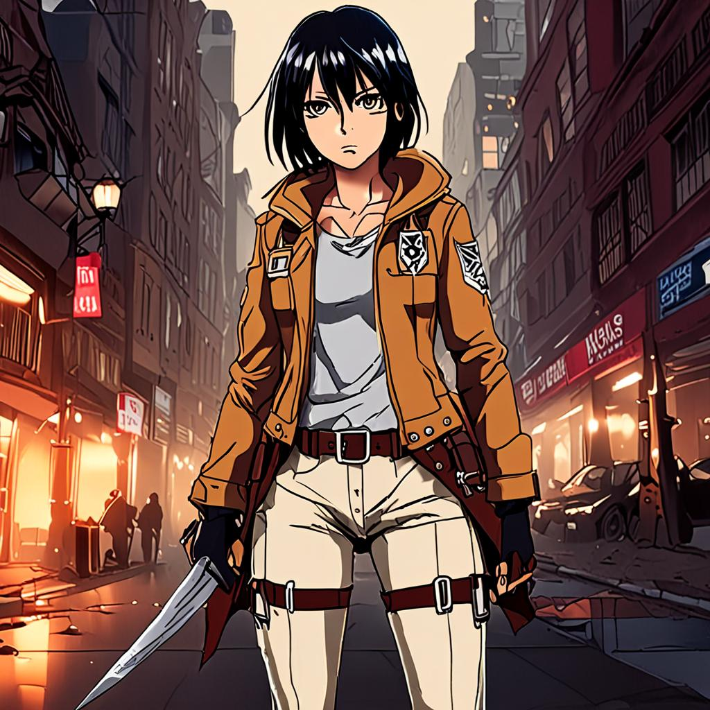 Mikasa_wears_a_black_tee_plaid_skirt_and_studded_jacket_1.png