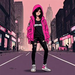 Mikasa_wears_a_bold_streetwear_outfit_including_a_graphic_tee_distressed_jeans_and_a_pink_windbreaker_3_small.png
