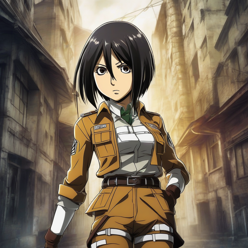 Mikasa_wears_a_bright_yellow_jumpsuit_and_sneakers_2.png