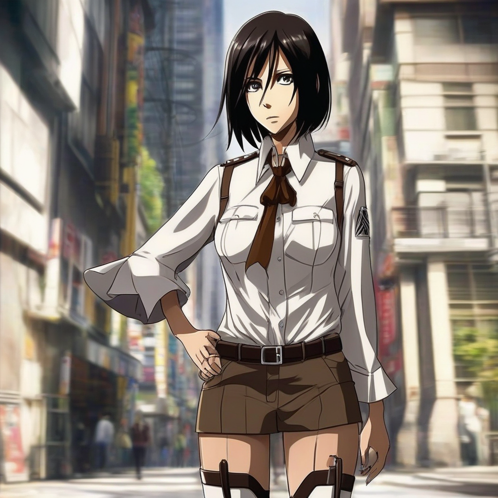 Mikasa_wears_a_houndstooth_blouse_grey_skirt_and_leather_boots_2.png