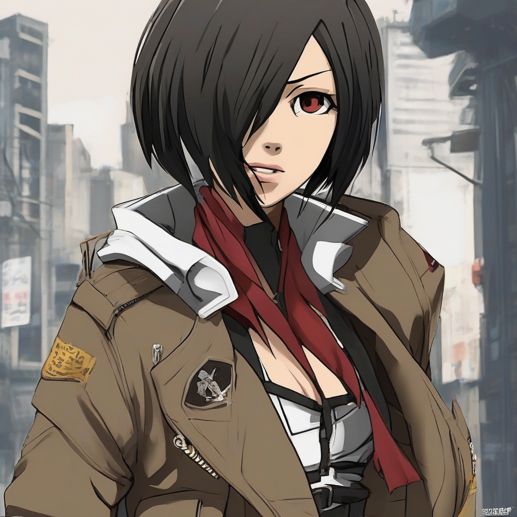 Mikasa_wears_a_leather_jacket_pleated_skirt_and_neon_sneakers_2.png