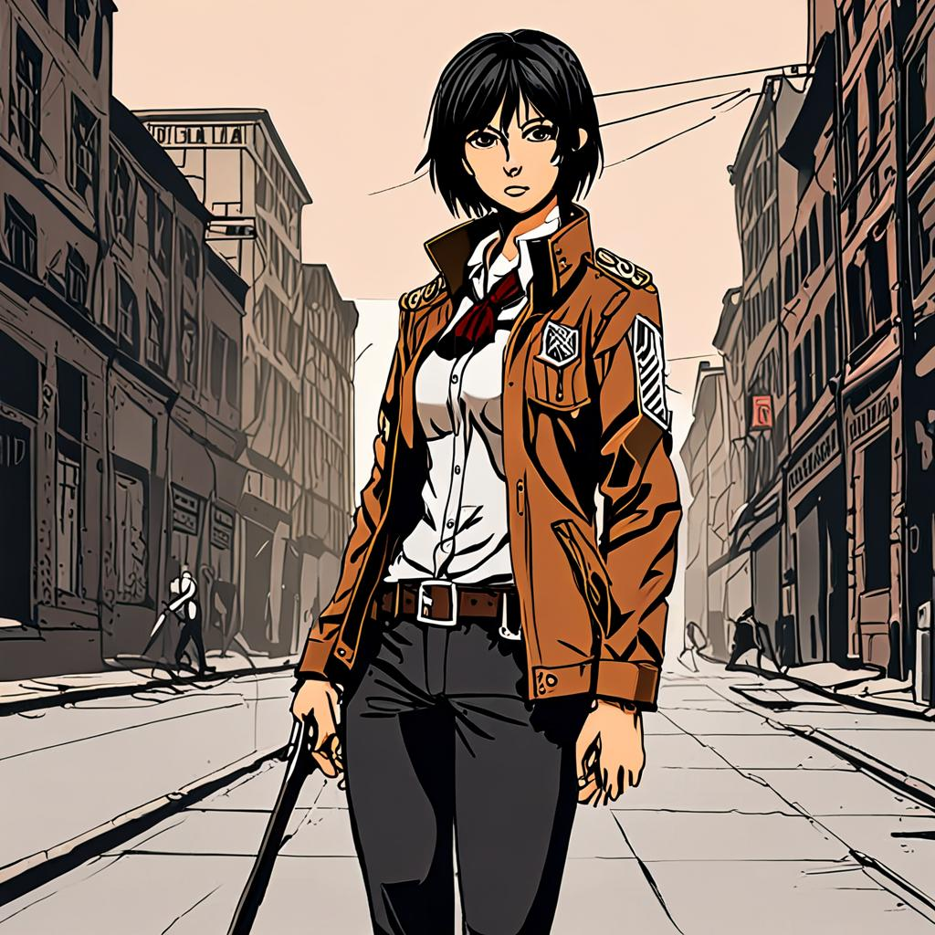 Mikasa_wears_a_pink_windbreaker_black_tee_and_distressed_jeans_1.png