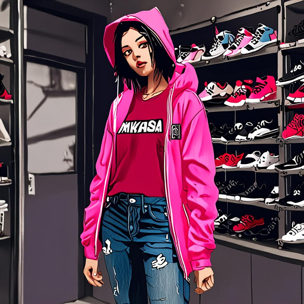 Mikasa_wears_a_pink_windbreaker_black_tee_and_distressed_jeans_3.png