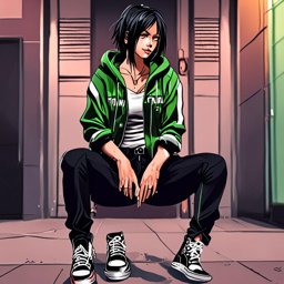Mikasa_wears_a_streetwear_outfit_with_a_black_hoodie_and_distressed_denim_jeans_3_small.png