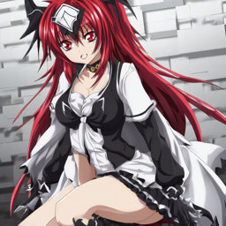 Rias_Gremory_wears_a_streetwear_outfit_with_a_graphic_tee_jeans_and_sneakers_2_small.png