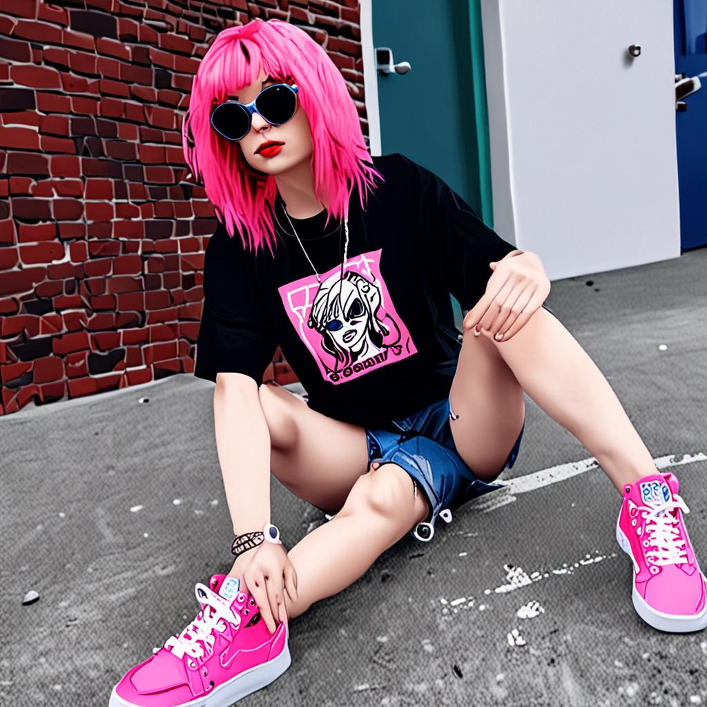 Asuka_wears_a_black_tee_distressed_jeans_and_Vans_sneakers_3.png