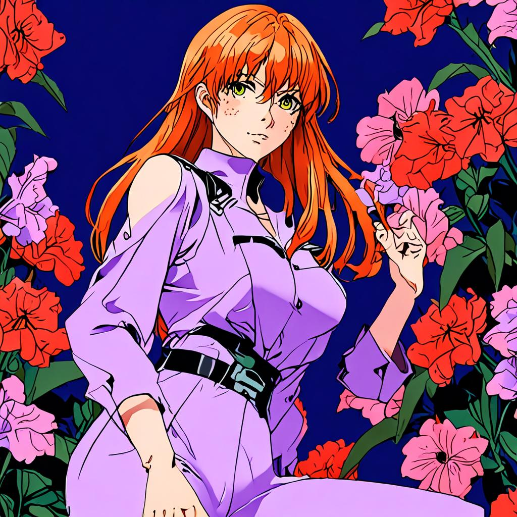 Asuka_wears_a_floral_lavender_jumpsuit_1.png