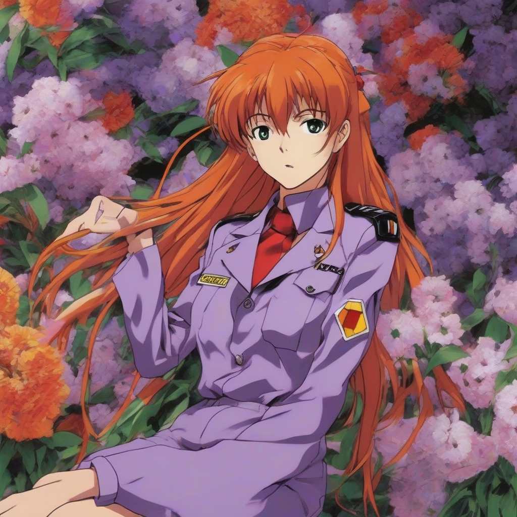 Asuka_wears_a_floral_lavender_jumpsuit_2.png