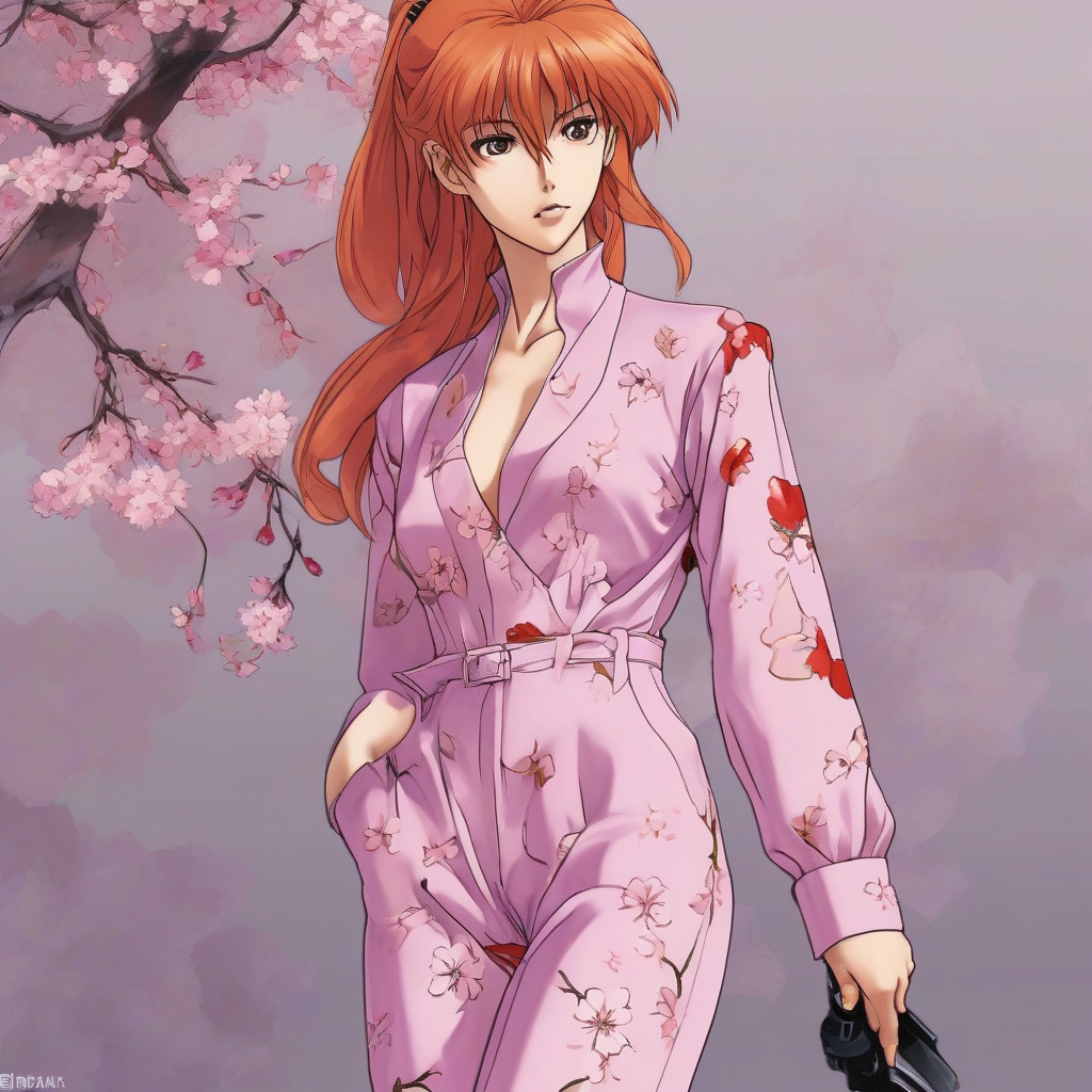 Asuka_wears_a_floral_lavender_jumpsuit_4.png