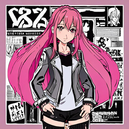 Asuna_Yuuki_wears_a_black_leather_jacket_and_neon_pink_hair_1_small.png