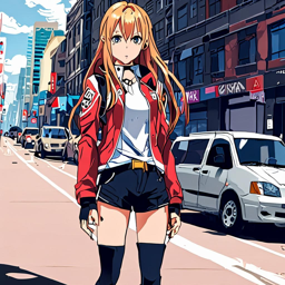 Asuna_wears_a_black_graphic_t-shirt_distressed_jeans_and_Vans_sneakers_1_small.png
