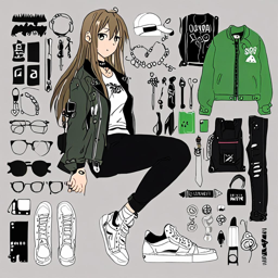 Asuna_wears_a_streetwear_outfit_with_a_graphic_tee_denim_jeans_and_sneakers_3_small.png