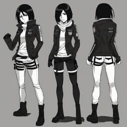 Mikasa_Ackerman_wears_a_black_and_white_streetwear_outfit_with_a_graphic_tee_and_distressed_denim_jeans_2_small.png