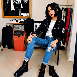 Mikasa_Ackerman_wears_a_black_and_white_streetwear_outfit_with_a_graphic_tee_and_distressed_denim_jeans_3_small.png