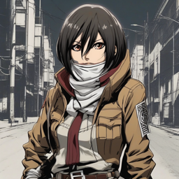 Mikasa_Ackerman_wears_a_black_graphic_t-shirt_distressed_denim_jeans_and_Vans_sneakers_2_small.png
