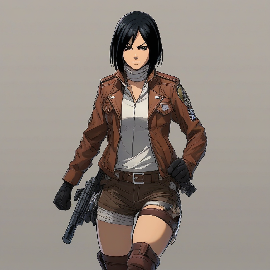 Mikasa_Ackerman_wears_a_leather_jacket_and_high-waisted_shorts_2.png