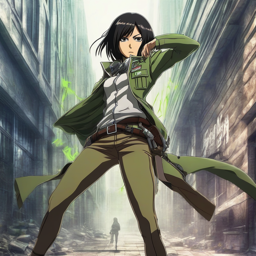 Mikasa_Ackerman_wears_a_neon_green_jumpsuit_and_gold_chains_2_small.png
