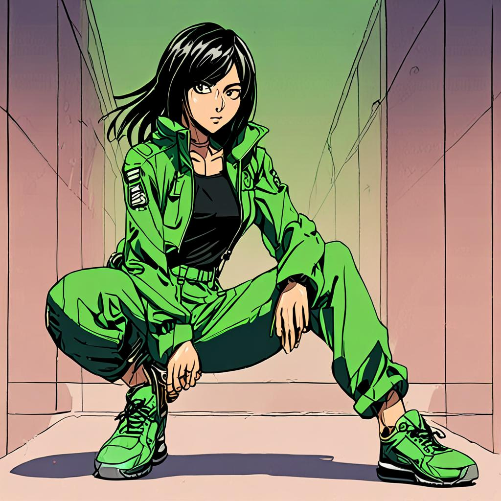 Mikasa_Ackerman_wears_a_neon_green_jumpsuit_and_gold_chains_3.png
