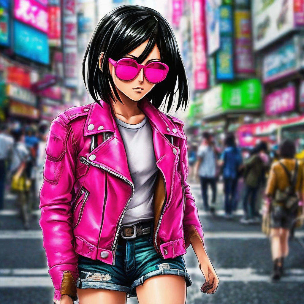 Mikasa_Ackerman_wears_a_pink_jacket_and_neon_green_sunglasses_2.png