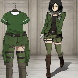 Mikasa_wears_a_black_graphic_t-shirt_distressed_jeans_and_combat_boots_2_small.png