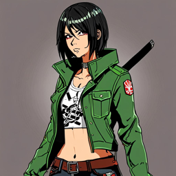 Mikasa_wears_a_black_graphic_t-shirt_distressed_jeans_and_combat_boots_3_small.png