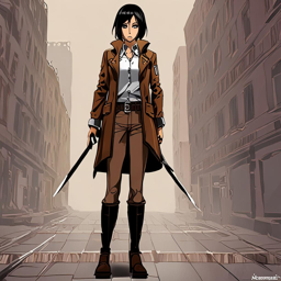 Mikasa_wears_a_black_graphic_tee_distressed_jeans_and_Vans_sneakers_1_small.png