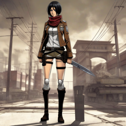 Mikasa_wears_a_black_leather_jacket_distressed_denim_jeans_and_Vans_sneakers_2_small.png