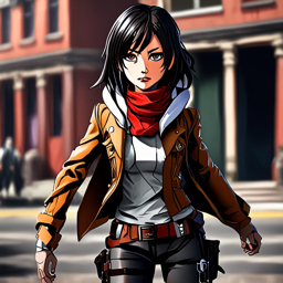 Mikasa_wears_a_black_tee_ripped_denim_skirt_and_Vans_sneakers_1_small.png