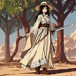 Mikasa_wears_a_bohemian_outfit_with_a_flowy_dress_and_ankle_boots_3_small.png