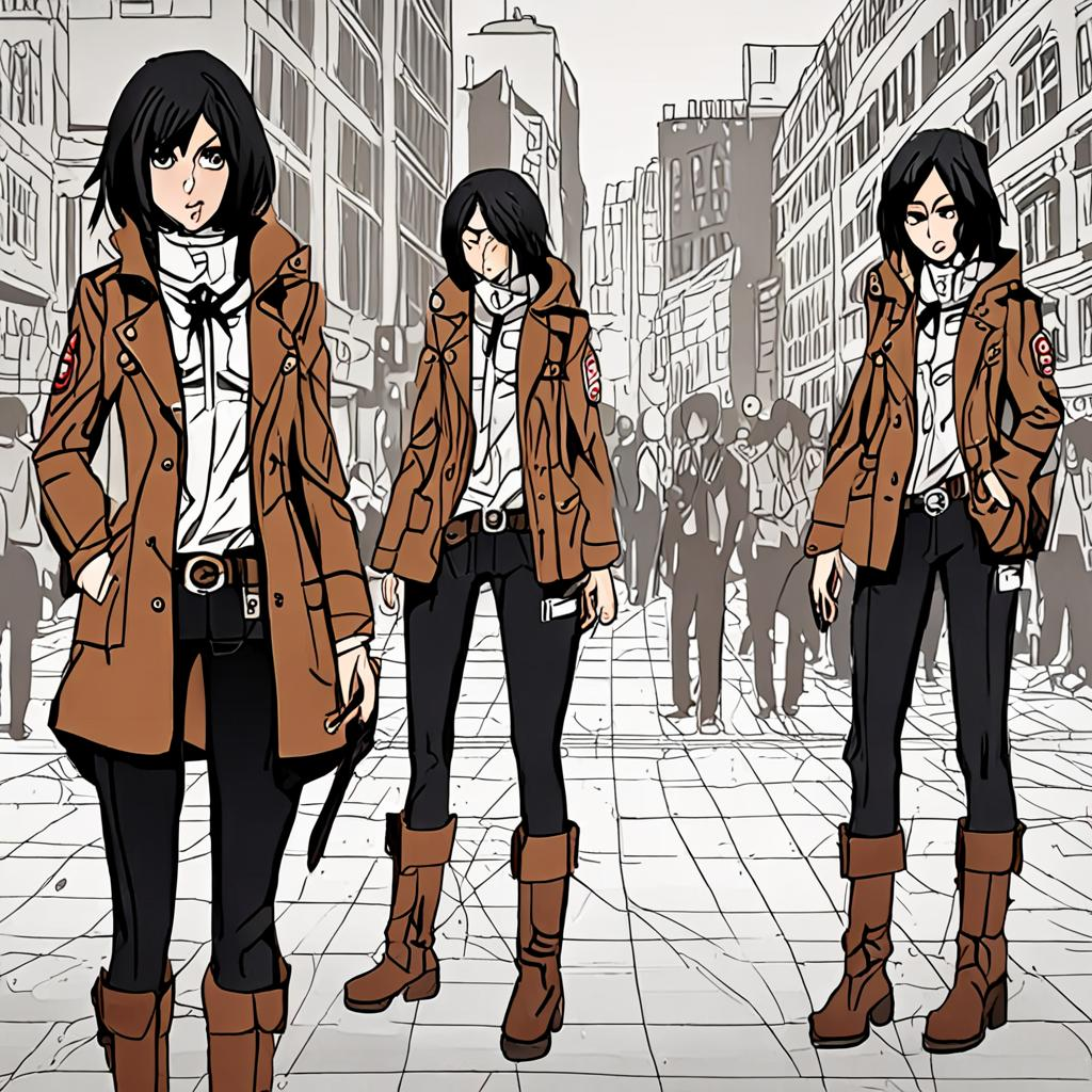 Mikasa_wears_a_bold_black_and_neon_green_streetwear_outfit_1.png
