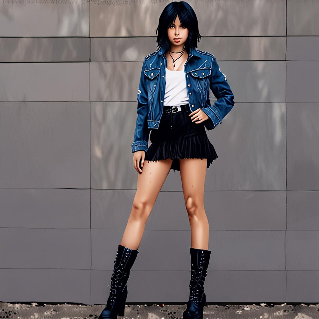 Mikasa_wears_a_bold_denim_jacket_and_electric_blue_skirt_3.png