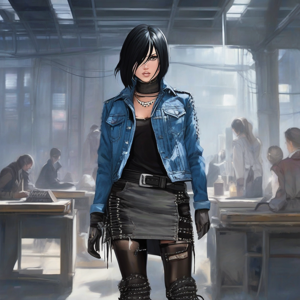 Mikasa_wears_a_bold_denim_jacket_and_electric_blue_skirt_4.png