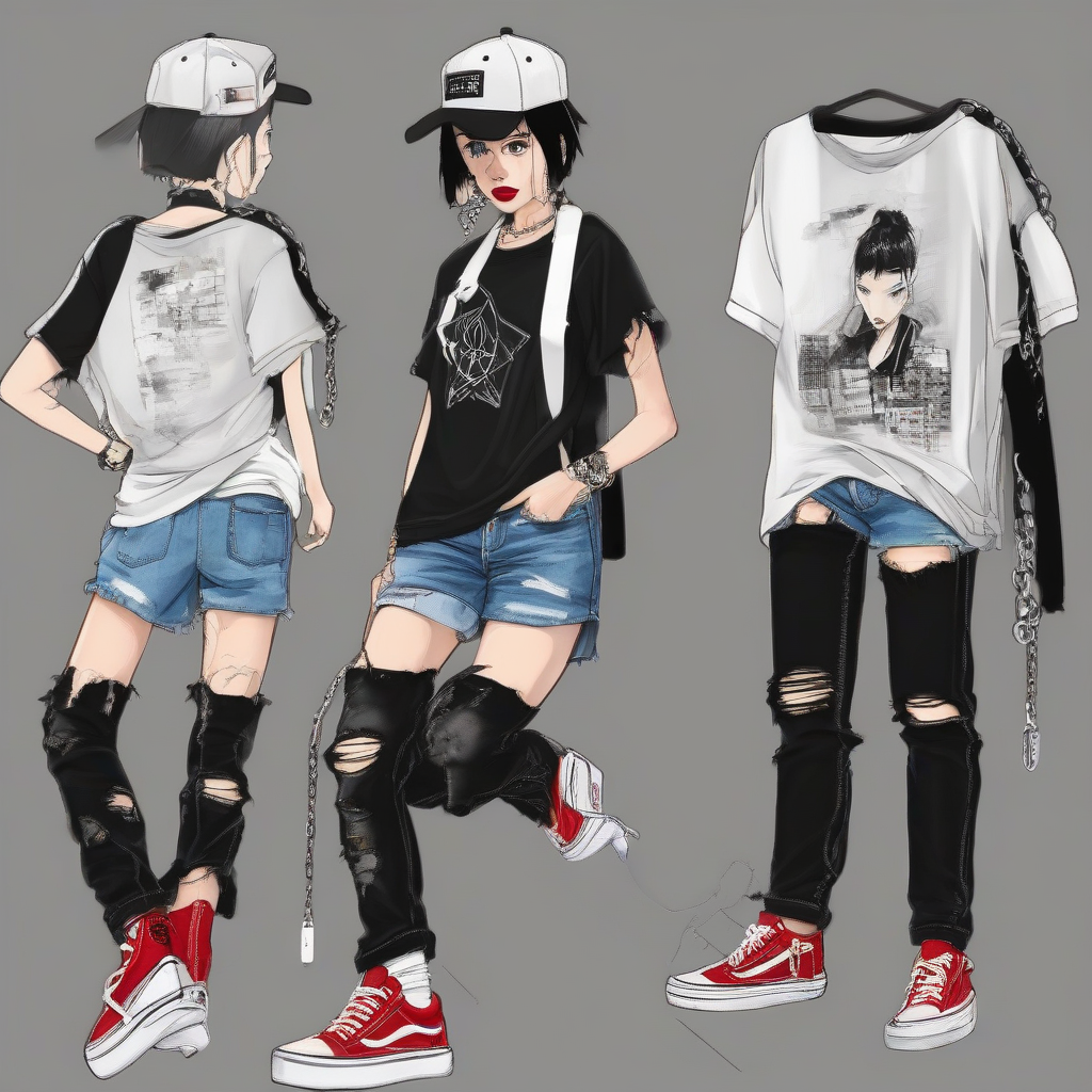 Mikasa_wears_a_graphic_tee_distressed_jeans_and_Vans_sneakers_4.png