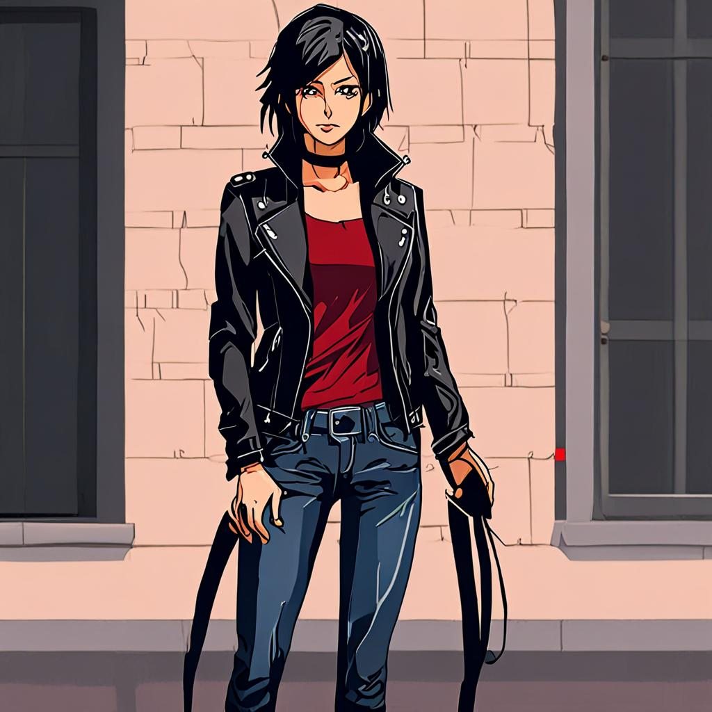 Mikasa_wears_a_leather_jacket_red_top_and_distressed_jeans_3.png