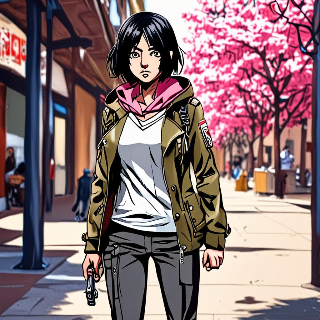 Mikasa_wears_a_pastel_pink_jumpsuit_and_sneakers_1.png