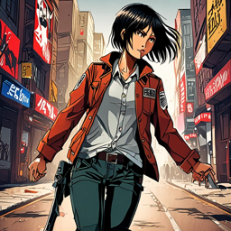 Mikasa_wears_a_streetwear_outfit_with_a_denim_jacket_skirt_and_sneakers_1_small.png