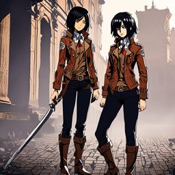 Mikasa_wears_a_studded_leather_jacket_flowy_blouse_pleated_skirt_and_combat_boots_1_small.png