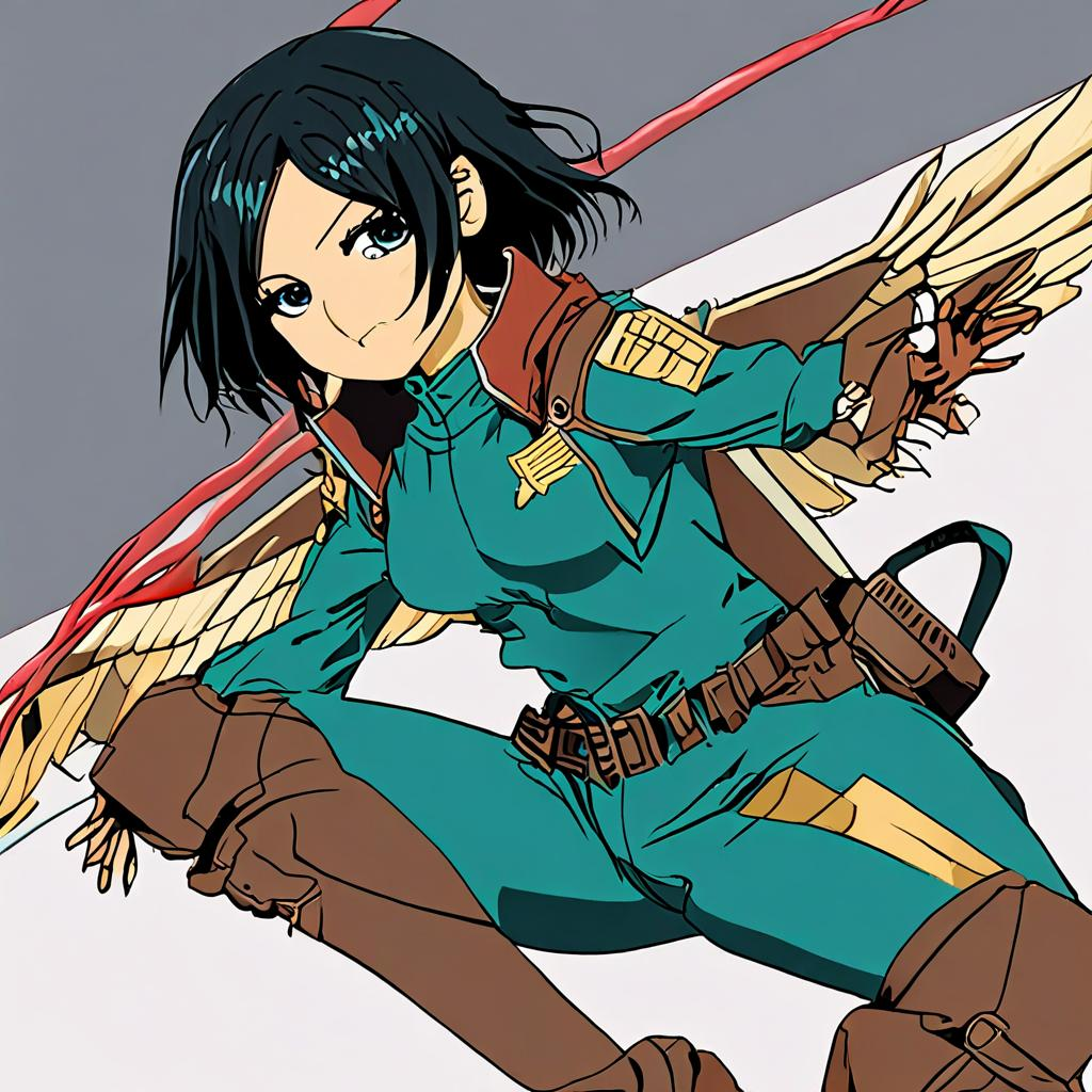 Mikasa_wears_an_aqua_marine_jumpsuit_with_gold_accents_3.png