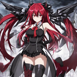 Rias_Gremory_wears_a_black_and_white_tie-dye_hoodie_and_distressed_denim_shorts_2_small.png
