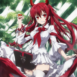 Rias_Gremory_wears_a_pastel_pink_sundress_with_black_and_gold_sandals_2_small.png