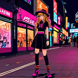 Asuka_wears_a_black_mini_skirt_crop_top_and_combat_boots_3_small.png