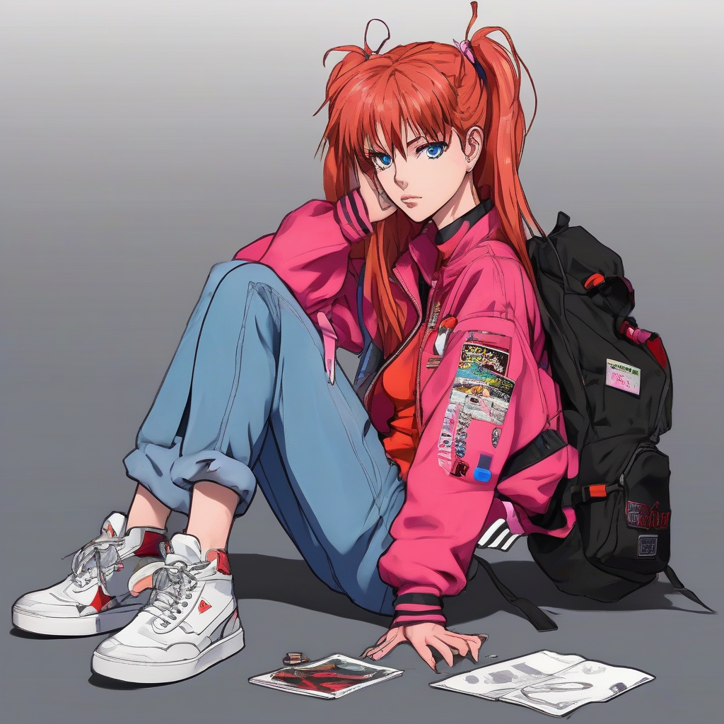 Asuka_wears_a_graphic_tee_jeans_and_sneakers_4.png