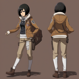 Mikasa_Ackerman_wears_a_black_crop_top_distressed_denim_jeans_and_Vans_sneakers_2_small.png