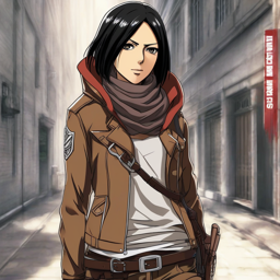 Mikasa_Ackerman_wears_a_black_hoodie_distressed_denim_and_Vans_sneakers_2_small.png