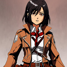 Mikasa_Ackerman_wears_a_black_leather_jacket_graphic_t-shirt_and_distressed_jeans_1_small.png