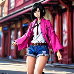 Mikasa_Ackerman_wears_a_hot_pink_kimono_distressed_denim_shorts_and_black_combat_boots_1_small.png