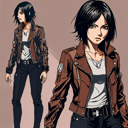 Mikasa_Ackerman_wears_a_leopard_print_jumpsuit_and_leather_jacket_3_small.png