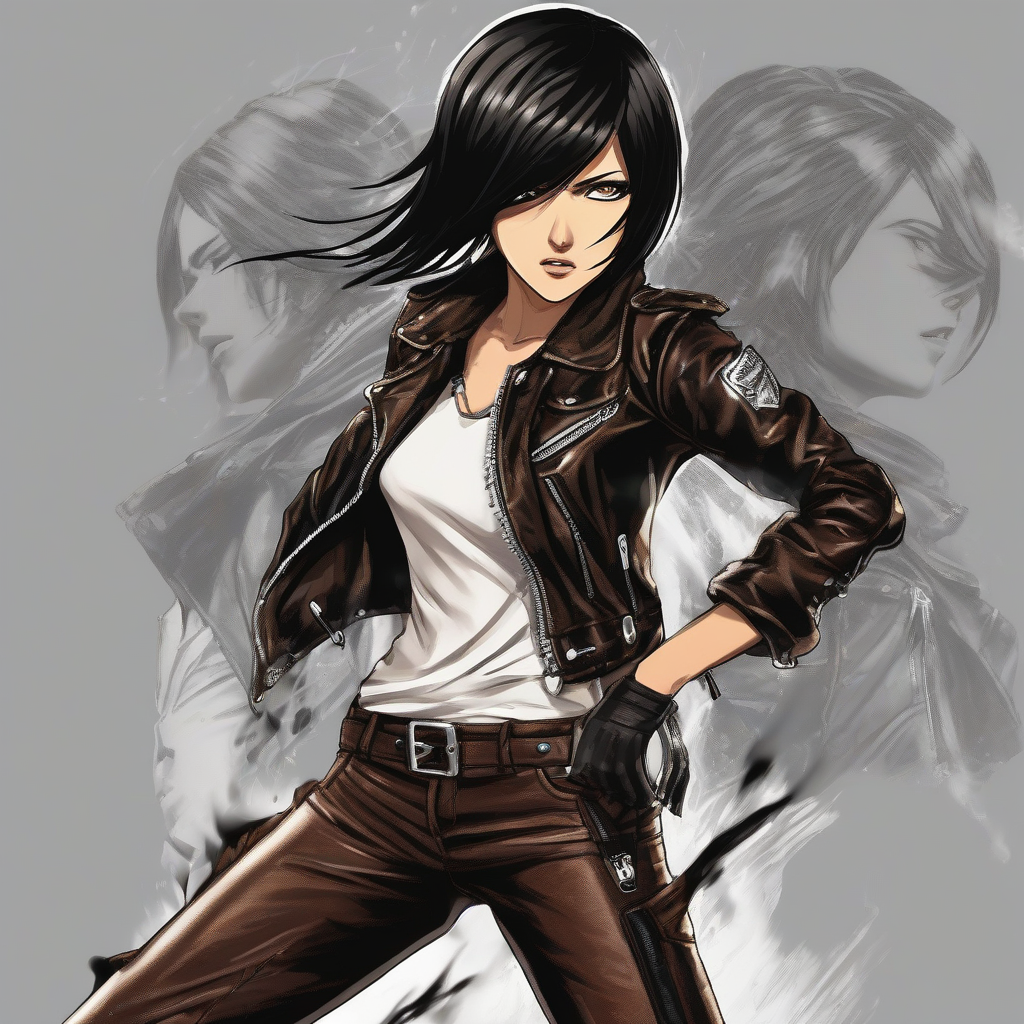 Mikasa_Ackerman_wears_a_leopard_print_jumpsuit_and_leather_jacket_4.png