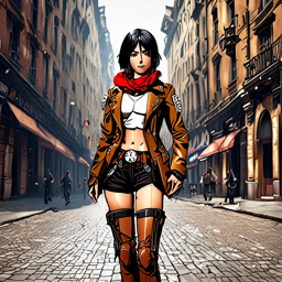 Mikasa_wears_a_black_&_white_striped_top_and_burgundy_skirt_in_Paris_1_small.png